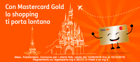 ING MasterCard Gold banner